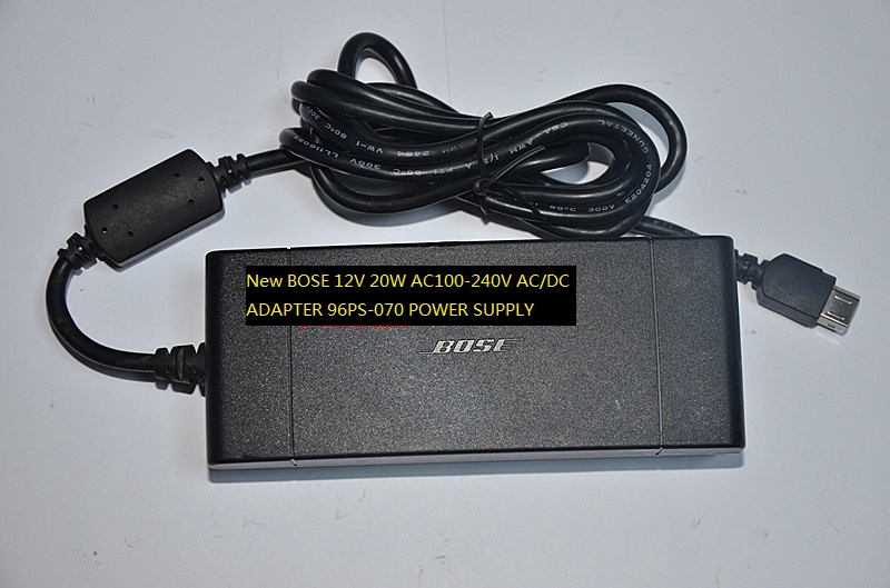 New BOSE 12V 20W AC100-240V AC/DC ADAPTER 96PS-070 POWER SUPPLY